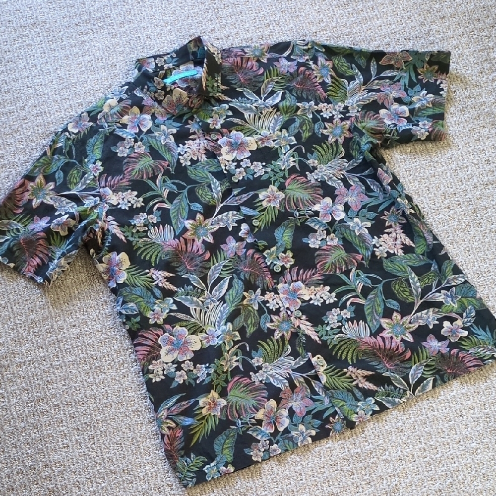 GORGEOUS Tori Richard Classic Hawaiian Print Shirt, Size M 🌺